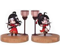 ASEDRFY Figura de Mo Dao Zu Shi Wei Wuxian y LAN Wangji de 7,5 cm, PVC, materiales de protección del medio ambiente, adecuados para el hogar, oficina, escritorio, adornos decorativos, juguete