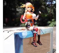 ASEDRFY Genshin Impact Yoimiya - Figura de acción coleccionable de 16 cm, postura sentada, material de PVC (para colección de regalos)