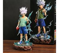 ASEDRFY Hunter Hunter Killua Zoldyck - Figura coleccionable de Gon Freecss/Kurapika/Chrollo Lucilfer, 22 cm