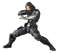 ASEDRFY Moon Knight Figure, Winter Soldier Figure, Fighting Movable Anime Figures 14cm/5.5inch Handmade PVC Character Model Decoration Craft Gift (b)