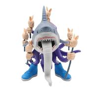 ASEDRFY Shark, Stick Man Figure, Standing Shark, Stick Man Anime Figures 16cm/6.3inch Anime Game Character Statue Model Desktop Handicrafts Gifts (c)