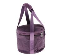 ASEELO Funda de transporte para cuenco tibetano de cristal, morado, 25,4 cm