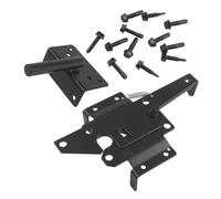 Asegura tu valla de madera o puerta de piscina con pestillo de puerta de bloqueo automático resistente hecho de acero al carbono con sistema de bloqueo por gravedad y capacidad de candado para mayor