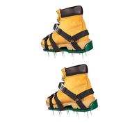 Aseguramiento triangular para calzado de jardinería, clavos, zapatos, escarificador para aireación de césped y aflojamiento del suelo, aireador de unión seguro para jardinería