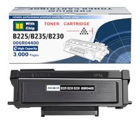 ASEKER B230 B225 B235 Cartuchos de Tóner Remanufacturado para Xerox B230DNI | 3000 Páginas 006R04400 Remanufacturado para Xerox B225DNI B235DNI Impresoras 006R04399 (Negro x 1)