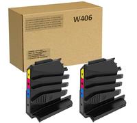 ASEKER CLT-W406 W406 Cartucho de Residuos SU426A Compatibles para Samsung CLP-360 CLP-365 CLX-3300 CLX-3305 SL-C410 SL-C430 SL-C460 SL-C480 SL-C480W SL-C480FW Impresora Tóner de Desecho (2 Paquetes)
