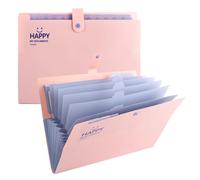 ASelected 2 carpetas archivadoras A4 archivadores A4 carpeta de documentos A4 con ampliable 12 compartimentos, organizador de documentos para casa, oficina, escuela y viajes