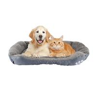 ASelected Camas para perros medianas, lavables, 60 x 45 x 15 cm, cama rectangular para perros con parte inferior antideslizante, rellena de algodón de alto rebote, cama suave para mascotas para perros