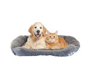 ASelected Camas para perros medianas, lavables, 60 x 45 x 15 cm, cama rectangular para perros con parte inferior antideslizante, rellena de algodón de alto rebote, cama suave para mascotas para perros