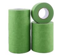 ASelected Cinta adhesiva de alta calidad, 12 rollos (25 mm x 30 m), cinta adhesiva verde para pintores, decoradores, uso profesional, pintura, oficina, hogar, manualidades y más
