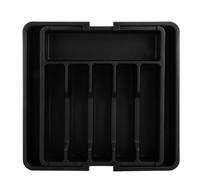 ASelected Organizador de cajones de cubiertos, bandeja de cubiertos expandible para cajón de cocina, soporte ajustable para utensilios y cubiertos, cucharas, tenedores, cuchillos, inserto de