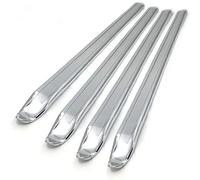 ASelected Pack de 4 Desmontables Moto 30 cm, Desmontador de Neumáticos Manual, Palanca Desmontadora para Neumáticos de Acero Cromado, Herramientas de Montaje para Coche y Bicicleta