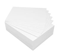 ASelected Paquete de 10 tableros de espuma de 280 x 355 mm, hoja de espuma de poliestireno de 5 mm de grosor para modelismo, montaje de fotos, presentaciones, proyectos de arte y manualidades (blanco)
