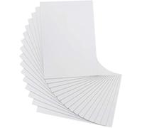 ASelected Paquete de 20 placas de espuma ligera A4, 210 x 300 x 5 mm, color blanco para publicidad, presentaciones, exposiciones de arte y embalaje, etc.
