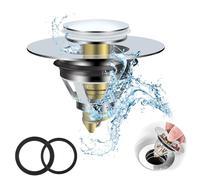 ASelected Repuesto universal para fregadero plegable, color plateado