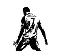 ASENER Cristiano Ronaldo Portugal Vs España CR7 Goal Celebration Logo Etiquetas De La Pared, Los Fanáticos del Fútbol Pegatinas De Decoración, Ronaldo Firmado Montado Póster De La Impresión,S