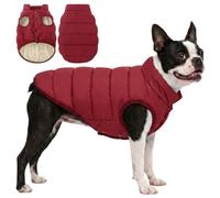 ASENKU Abrigo para Perro Pequeño Mediano Grande Impermeable Chaleco de Invierno para Perros Resistente al Viento, Chaqueta para Perro Ropa Perros con Forro Polar