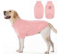 ASENKU Jersey Perro Grande,Suéter para Perros Gato Cálido Ropa de Invierno,Abrigo para Mascotas para Bulldog Frances,Chihuahua,Teckel, XL