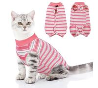ASENKU Traje de Recuperación Profesional para Gatos,Ropa del Gato, Body Postoperatorio Gato Traje de Recuperación de Cirugía de Gatitos Después de Cirugía Adecuada para Heridas Abdominales, Rosa,M