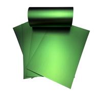 ASENME Cartulina para Scrapbooking A3 - Papel Premium con efecto Metalizado Mate Cartulinas metalizadas mate (Verde hierba, A3/12 Unidades)