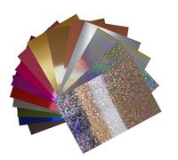 ASENME Mega paquete de cartulinas metalizadas, 30 unidades de 250 gramos, A4 Cartulinas (15 Colores, A4/30 Unidades)