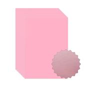 ASENME Paquete de cartulinas A4, 15 Unidades-color pastel (A4 / 15 Unidades, Rosa pastel)