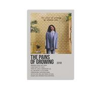 ASENWQWNEQWLL Póster artístico de pared de Alessia Cara de The Pains of Growing, póster de lienzo, decoración estética vintage para sala de estar, dormitorio, 50 x 75 cm, estilo sin marco