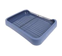 Aseo para perros, bandeja de basura para perros, extraíble inodoro interior para entrenamiento de perro soporte de cojín para cachorro para perros de tamaño pequeño y mediano