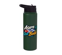 Asere Q Bola, Que Bola Asere, Cuba Cuban Flag Stainless Steel Insulated Water Bottle