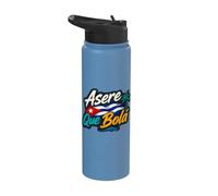 Asere Q Bola, Que Bola Asere, Cuba Cuban Flag Stainless Steel Insulated Water Bottle