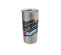 Asere Que Bola Cuba Bandera Patria Y Vida Vaso térmico de acero inoxidable de doble pared