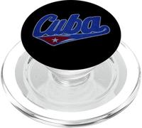 Asere Que Bola Cuban Havana Cuba Bandera Cubana Camiseta de Béisbol PopSockets PopGrip para MagSafe