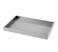 ASerZenith Bandeja A Prueba De Fugas De Acero Inoxidable, Bandeja Rectangular para El Drenaje del Aceite, Bandeja para El Drenaje De Cocinas, Fábricas, Almacenes Y Garajes(31,50 X 23,62 X 1,97)