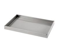 ASerZenith Bandeja A Prueba De Fugas De Acero Inoxidable, Bandeja Rectangular para El Drenaje del Aceite, Bandeja para El Drenaje De Cocinas, Fábricas, Almacenes Y Garajes(23,62 X 15,75 X 1,97)