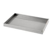 ASerZenith Bandeja A Prueba De Fugas De Acero Inoxidable, Bandeja Rectangular para El Drenaje del Aceite, Bandeja para El Drenaje De Cocinas, Fábricas, Almacenes Y Garajes(27,56 X 27,56 X 1,97)