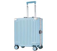 ASerZenith Caja de Bloqueo para Carrito de Viaje, partición Desmontable, Ruedas universales 360 Suaves y silenciosas, Equipaje Flexible y de Gran Capacidad (Azul 46 * 40 * 22 CM)