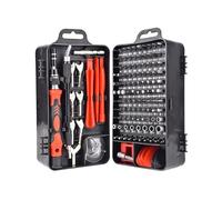 ASerZenith Juego De Llaves Inglesas 135 En 1 S2, Destornilladores De Precisión, Kit De Herramientas De Reparación Magnética para Electrónica, Microherramientas para Ordena(135 En 1 Rojo)