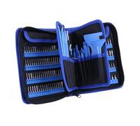 ASerZenith Juego De Llaves Inglesas 180 En 1, Juego De Destornilladores Pequeños, Mini Destornillador De Precisión, Kit De Reparación Múltiple para Computadora, Portátil,(180 En 1 Azul)