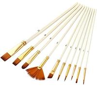 ASerZenith Juego De Pinceles para Pintar, Pincel De Nailon, Óleo, Acuarela, Bricolaje, Suministros De Arte