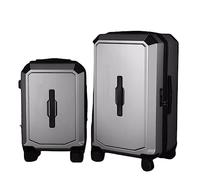 ASerZenith Juegos de Equipaje de Viaje, Juego de 2 Maletas con Ruedas, Espacio de Almacenamiento de Gran Capacidad, Palanca de Ajuste de Varios Niveles, Maleta para Mujer (Plata)