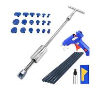 ASerZenith Kit De Reparación De Abolladuras De Carrocería, Herramientas De Reparación De Abolladuras De Automóviles, Martillo Deslizante Inverso, Ventosa, Juego De Extract(Conjunto 2)