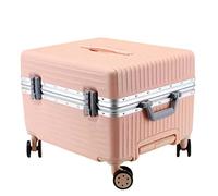 ASerZenith Maleta con Ruedas, Cerradura de combinación Trinity de Gran Capacidad, Rueda Universal silenciosa de 360°, Maleta Ajustable de Tres velocidades (Rosa 37 * 33 * 45 CM)