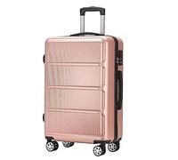 ASerZenith Maleta con Ruedas, Maleta de Mano de Gran Capacidad, Maleta clásica y de Moda, Maleta con Bloqueo de código (C)