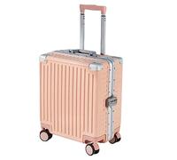 ASerZenith Maleta con Ruedas, Maleta de Mano de Gran Capacidad, Maleta Resistente al Desgaste, Maleta con partición Desmontable (Rosa 43 * 38 * 21CM)