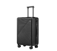 ASerZenith Maleta de Mano Equipaje de Viaje de 20 Pulgadas, Ligero, rígido, con 4 Ruedas giratorias, Equipaje de Negocios para Mujeres, Maletas de Mano, Equipaje de Mano (Negro, 20 Pulgadas)