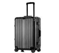 ASerZenith Maleta de Mano Equipaje Equipaje de Viaje Maleta giratoria con Ruedas, Maleta de Mano rígida para Maletas de Viaje Equipaje de Mano (Negro 20 Pulgadas)