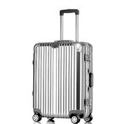 ASerZenith Maleta de Mano Equipaje Equipaje de Viaje Maleta giratoria con Ruedas, Maleta de Mano rígida para Maletas de Viaje Equipaje de Mano (Plata 20 Pulgadas)