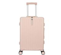 ASerZenith Maleta de Mano Equipaje Maleta de Cabina Liviana y Resistente Equipaje de Mano liviano de Mano 4 Maletas de Mano giratorias Equipaje de Mano (Roze 24 Pulgadas)