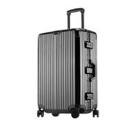 ASerZenith Maleta de Mano Equipaje Maleta de Equipaje Impermeable Maleta con Ruedas de Gran Capacidad Maletas de Mano con Ruedas universales de Aluminio Maletas de Mano (C 26 Pulgadas)