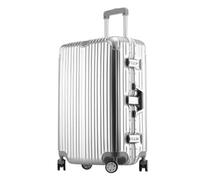 ASerZenith Maleta de Mano Equipaje Maleta de Equipaje Impermeable Maleta con Ruedas de Gran Capacidad Maletas de Mano con Ruedas universales de Aluminio Maletas de Mano (D 20in)